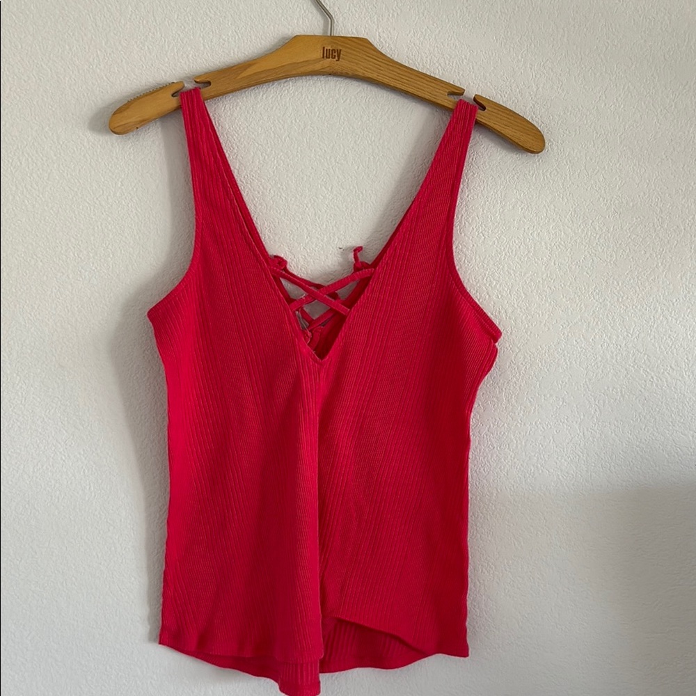 Alo Yoga Lace-Up Tank Top - Picture 4 of 5